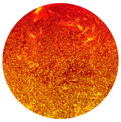 Fire sun texture color red / yellow