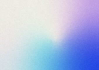 質感のある青や水色のノイズ入りグラデーション背景。Gradient background with textured blue and light blue noise.