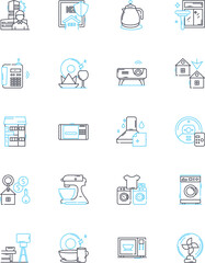 Warmth linear icons set. Cozy, Toasty, Comfort, Heat, Hug, Fuzzy, Balmy line vector and concept signs. Affection,Embrace,Cuddle outline illustrations