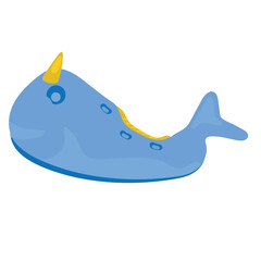 Unicorn whale floaty. Pool float shape unicorn whale © periwinkle-jhen