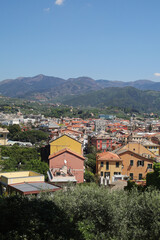 Fototapeta na wymiar Sestri Levante town in Ligurian Riviera, Italy