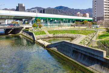 HATゆめ公園の風景　神戸市中央区HAT神戸にて