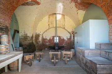 Living Quarters at The Historic Fort Pulaski National Monument