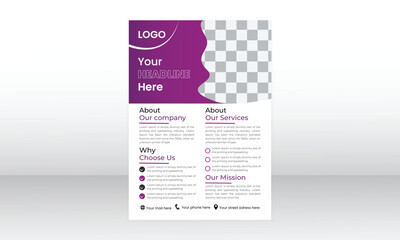 simple and creative flyer design