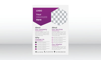 simple and creative flyer design