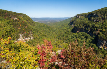 An Overlook at Cloudland Canyon State Park in Rising Fawn, Georgia