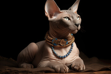 Sphynx cat - Generative AI