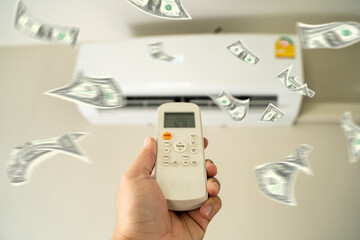 Adjust the indoor temperature with the air conditioner's energy. Help save on electricity bills....