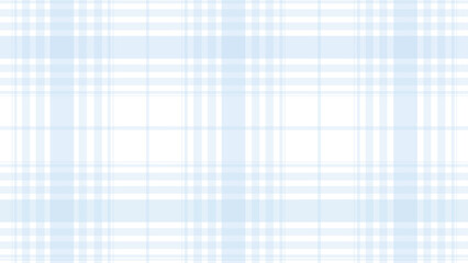 Blue and white plaid fabric texture on a white background
