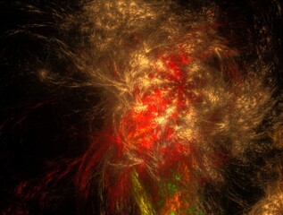 Imaginatory fractal abstract background Image