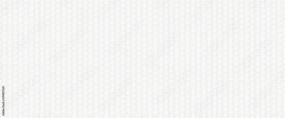 Poster white abstract background with hexagon pattern style and seamless concept, abstract technology backg