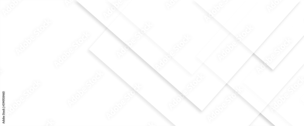 Poster abstract white background with diamond and triangle shapes layered in modern abstract pattern design