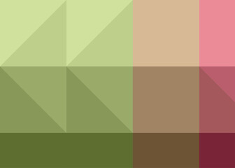 Fototapeta premium Abstract color Low-Polygones Generative Art background illustration