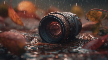Camera lost in the rain AI