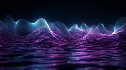 Abstract purple waves background textured 