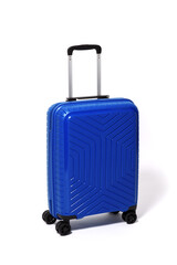 Blue trolley travel bag
