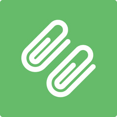 Obraz premium Paperclip Icon