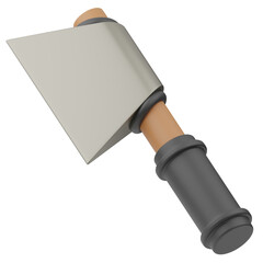 Fototapeta premium Axe Agriculture 3D Illustration