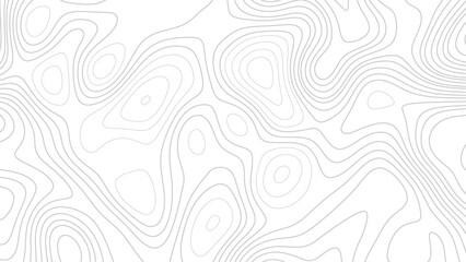Abstract Topographic map background with wave line. Topographic map background. Line topography map contour background, geographic grid. Abstract vector illustration.