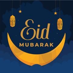 eid al adha mubarak islamic festival colorful luxury Islamic background with decorative ornament, eid Mubarak social media post design.
