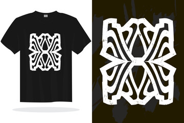 Modern t shirt design with random vector graphics ready for print