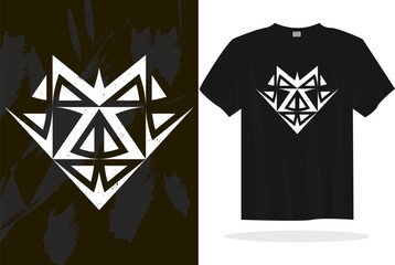 Modern t shirt design with random vector graphics ready for print