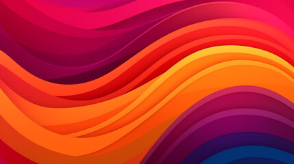 Obraz premium Pride and LGTBQ+ Themed Abstract Rainbow Background for Pride Month Celebration - Generative AI