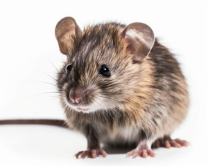 photo of cloud rat, also called cloudrunner isolated on white background. Generative AI