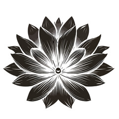 Simple flower vector art