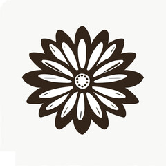 Simple flower vector art