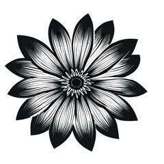 Simple flower vector art