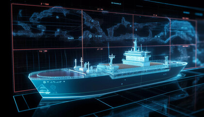 Obraz premium International Cargo Shipping