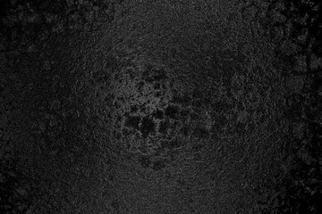 Naklejka premium Black wall surface texture closeup