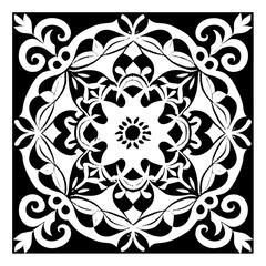 black and white pattern