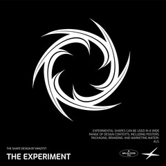 Obraz premium Universal Geometric Shape, Bright Bold Element For Graphic Design