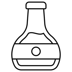 Trendy vector design of oil bottle 