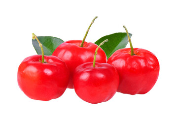 Barbados cherry, Malpighia emarginata, Family Malpighiaceae on transparent png