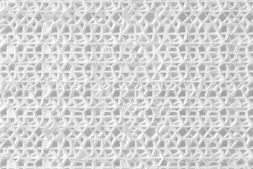 detailed patterned white wall in close-up view. Generative AI