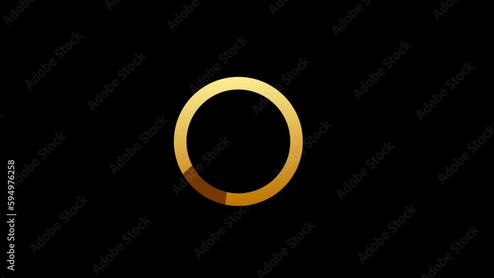 Poster loading animated with modern design looping