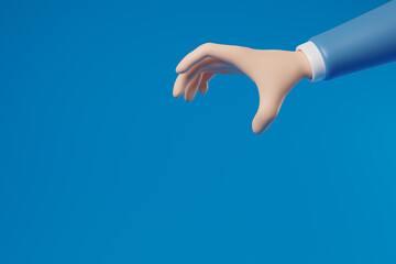 human hand take pose wallpaper 3d render