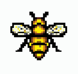 Bee pixel art