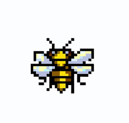 Bee pixel art