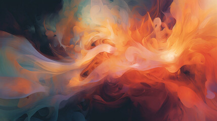 abstract chaotic fire background