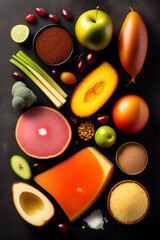 fruits vegetables,vegetables fruits,figs fruits and vegetables,vegetable fruits, ai generative