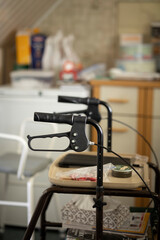 Walking Aid in kitchen at home