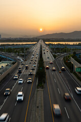 traffic at night