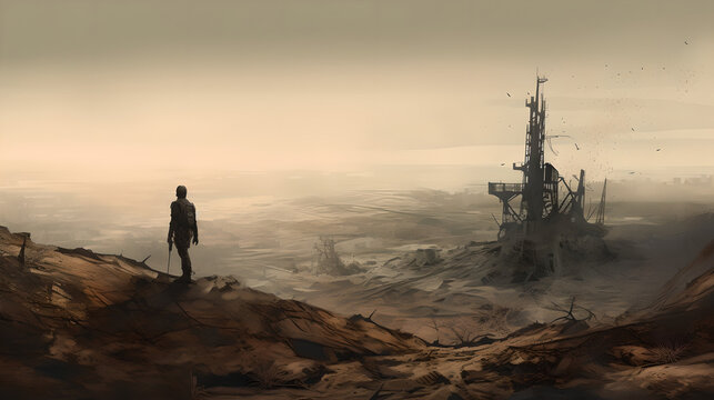 post apocaliptic landscape