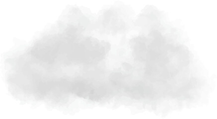 Realistic vector white cloud. Cloud on white background. Vector EPS 10 © thebeststocker