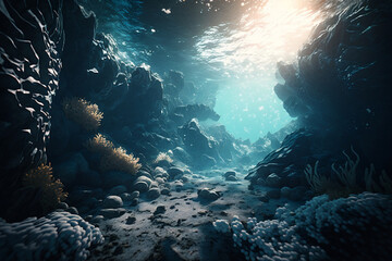 Beautiful Underwater Shot - Concept Art