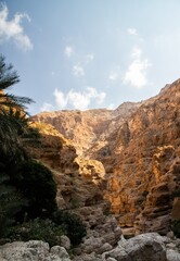 Fototapeta na wymiar Wadi Shaab, nature of Oman